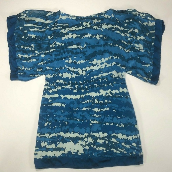 Hanii Y Tops - Hanii Y Womens Blue Loose Sleeve Blouse Size 38